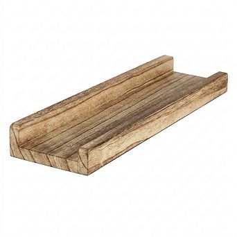 Rustic Wood Floating Ledge Shelves Set of 3 Storage Display Wall Mounted