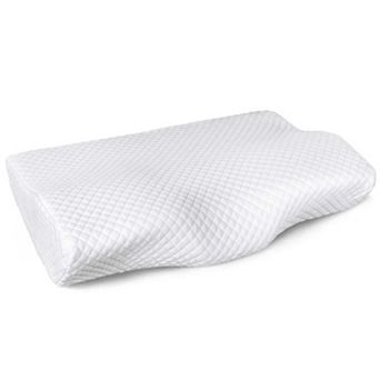 Adjustable Memory Foam Pillow for Neck Pain Relief with Washable Cover Side Back Stomach Sleepers