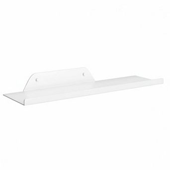 All-Metal Floating Wall Shelves Heavy-Duty Storage Modern Decor For Home