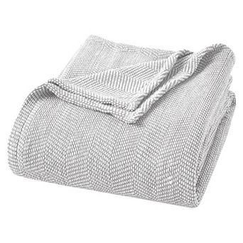 SUPERIOR Chrisney Chevron Medium Weight Cotton Throw Blanket