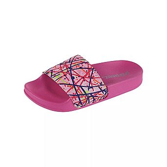 Pupeez Boys Waterproof Rubber Clog Sandals Slip-Resistant Pool Shower Slides