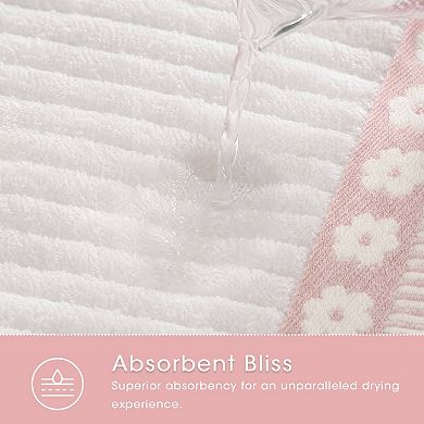 Intelligent Design Flora Rib 2-Piece Towel Set