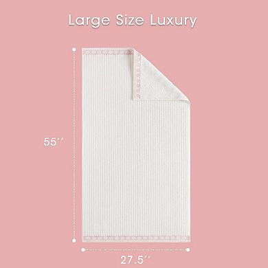 Intelligent Design Flora Rib 2-Piece Towel Set