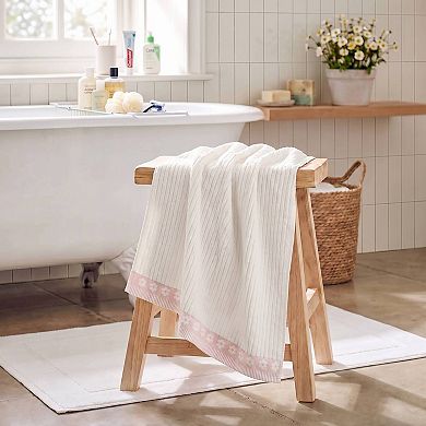 Intelligent Design Flora Rib 2-Piece Towel Set