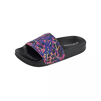 Pupeez Boys Waterproof Rubber Clog Sandals Slip-Resistant Pool Shower Slides