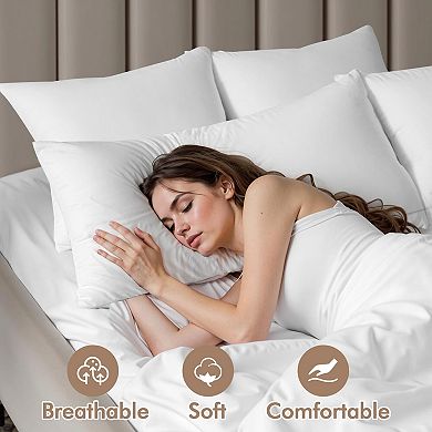 14x36 Inch Decorative Throw Pillow Insert Virgin Microfiber Plush Fluffy Supportive for Bed Sofa