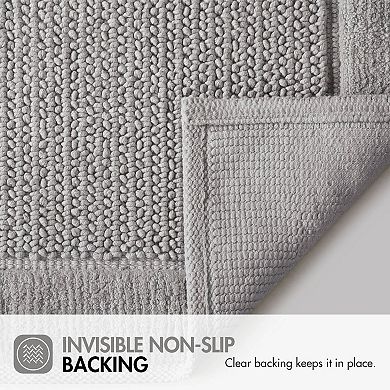 Madison Park Sanctuary Cotton Woven Bath Mat