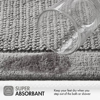 Madison Park Sanctuary Cotton Woven Bath Mat