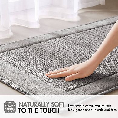 Madison Park Sanctuary Cotton Woven Bath Mat