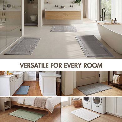 Madison Park Sanctuary Cotton Woven Bath Mat