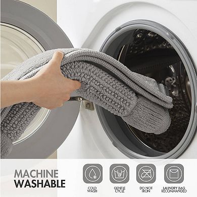 Madison Park Sanctuary Cotton Woven Bath Mat