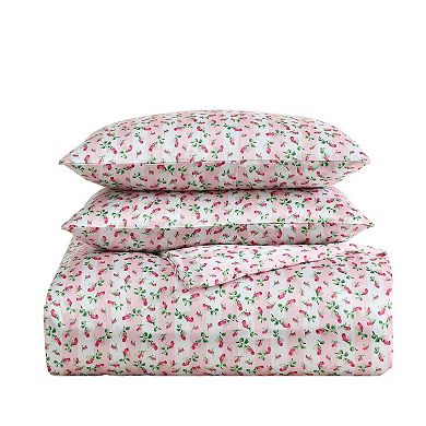 Betsey Johnson Rose Stripe Duvet Set