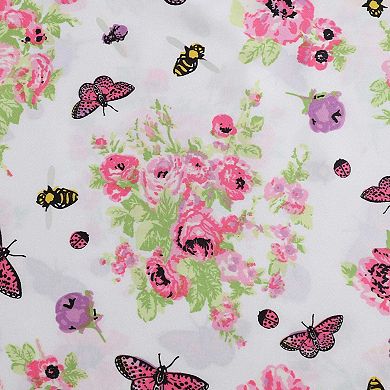 Betsey Johnson Queen Bee Floral Bouquet Duvet Set