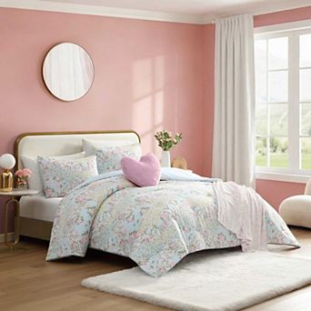 Betsey Johnson Patchwork Floral Comforter Set