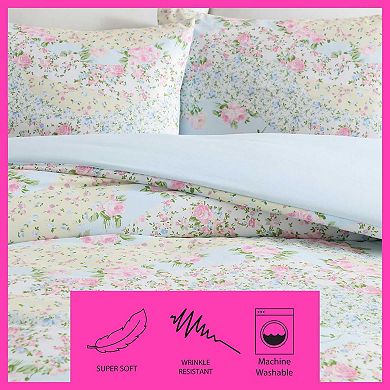 Betsey Johnson Patchwork Floral Comforter Set