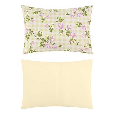 Betsey Johnson Gingham Rose Comforter Set