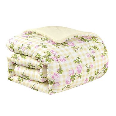 Betsey Johnson Gingham Rose Comforter Set