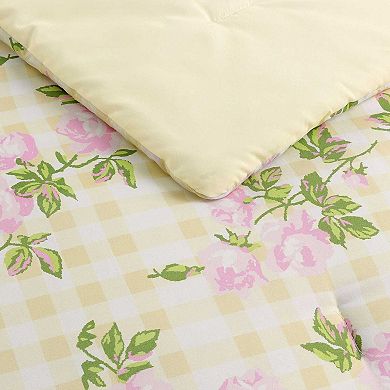 Betsey Johnson Gingham Rose Comforter Set