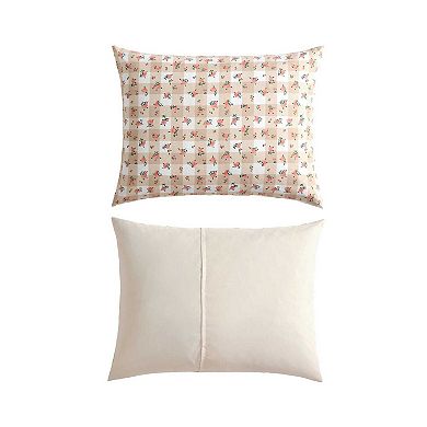 Betsey Johnson Ditsy Floral Gingham Comforter Set
