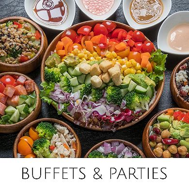 Disposable Plastic Serving Utensils Set 12 Heavyweight Clear Combo for Events Parties Buffets