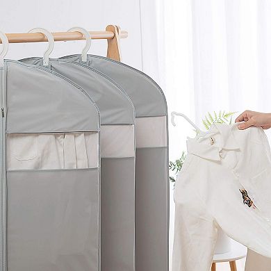 Clear Garment Bags for Gowns Long Thick PEVA Dustproof Travel Storage