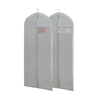 Clear Garment Bags for Gowns Long Thick PEVA Dustproof Travel Storage