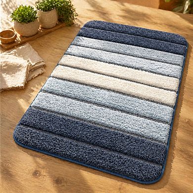 Bath Mats Absorbent Microfiber Quick Dry Washable Non Slip Soft Fluffy Multi Purpose Rugs
