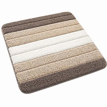 Bath Mats Absorbent Microfiber Quick Dry Washable Non Slip Soft Fluffy Multi Purpose Rugs