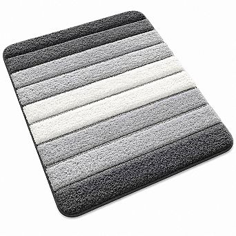 Bath Mats Absorbent Microfiber Quick Dry Washable Non Slip Soft Fluffy Multi Purpose Rugs