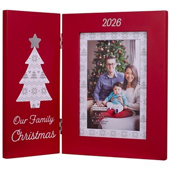 Malden Our Family Christmas Tree & Snowflakes Frame