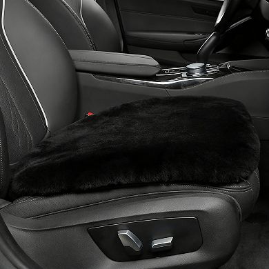 Sheepskin Car Seat Cushion Breathable Warm Universal Fit