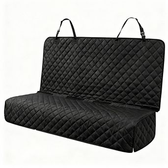 Waterproof Pet Bench Seat Cover Car SUV Nonslip Scratchproof Dog Backseat Protection Washable