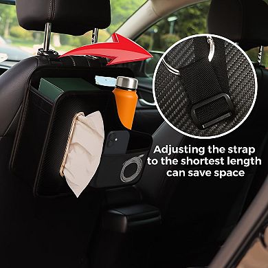 Car Tissue Holder Seat Organizer Cup Holder Headrest Storage Large Box 100-130 Tissues