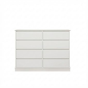 8 Drawer Dresser for Bedroom with Wide Top, Large Double Chest for Closet