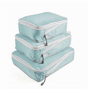 Lightweight Travel Packing Cubes Set with Zipper Closure Storage Bags Luggage Organizer Multi Size