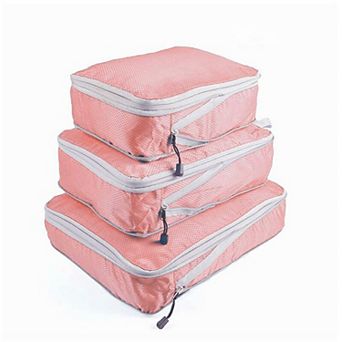 Lightweight Travel Packing Cubes Set with Zipper Closure Storage Bags Luggage Organizer Multi Size