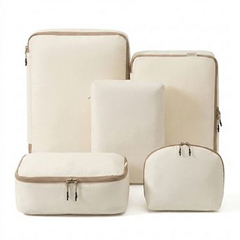 Travel Packing Cube Set Lightweight Zipper Storage Luggage Organizer Multi Size Clothing Packing Set