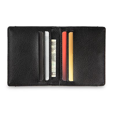 Men’s FLX RFID Magnetic Slim Front Pocket Pebbled Wallet