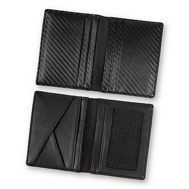 Men’s FLX RFID Front Pocket Wallet with Carbon Fiber Texture