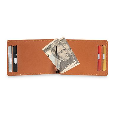 Men's FLX RFID-Blocking Extra Capacity Slim Bifold Wallet With Money Clip