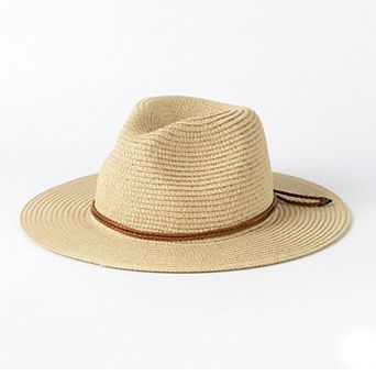 Women Wide Brim Straw Sun Hat Lightweight Breathable Summer Beach Hat Packable