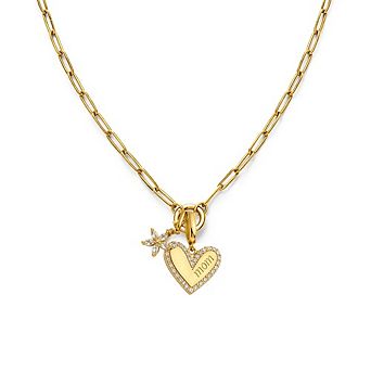Bloom MOM Heart Necklace