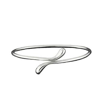 Isabella Gold Plated Teardrop Open Wrap Bangle Bracelet