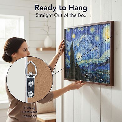 American Art Décor Double-Sided Van Gogh The Starry Night & Changing Trees Wall Decor