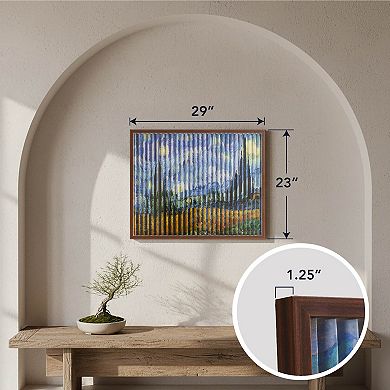 American Art Décor Double-Sided Van Gogh The Starry Night & Changing Trees Wall Decor