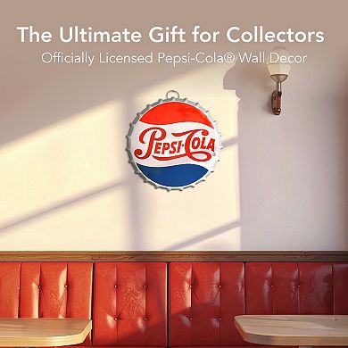 American Art Décor Pepsi Cola Vintage Bottle Cap Wall Sign