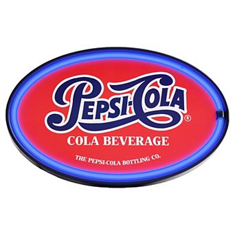 American Art Décor 16-Inch Vintage LED Neon Oval Marquee Sign Wall Decor