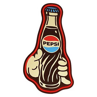 American Art Décor Vintage Pepsi Bottle LED Wall Decor