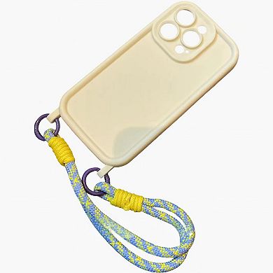 Crossbody Phone Case with Adjustable Strap Shock Resistant Silicone Cover Hands Free Design