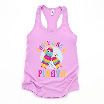 Party Like A Pinata - Women's Graphic Racerback Tank Top